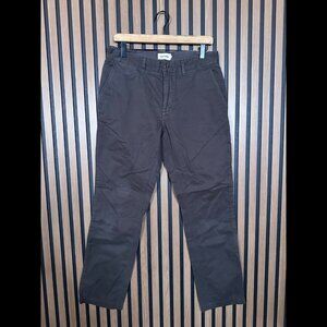 Taylor Stitch Chino Pants 30 x 30 Mens Gray Flat Front Foundation Slim Fit